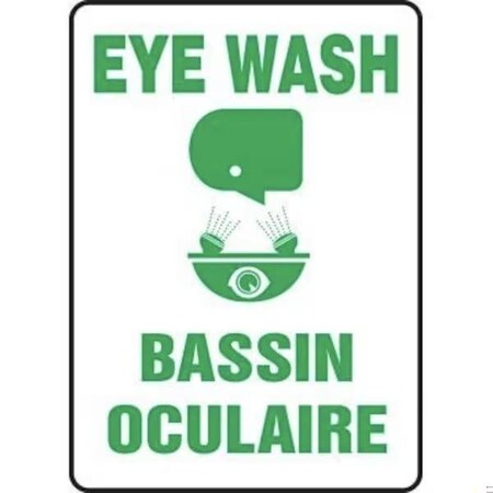 Accuform BILINGUAL FRENCH SIGN  FIRST AID FBMFSR512VA FBMFSR512VA